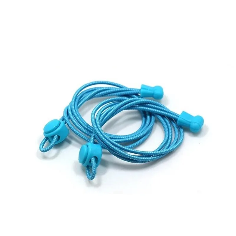 1Pair Stretching Lock Lace 23 Colors Sneaker Shoelaces Elastic Shoe Laces Quick Locking Shoestrings Running/Jogging/Triathlone