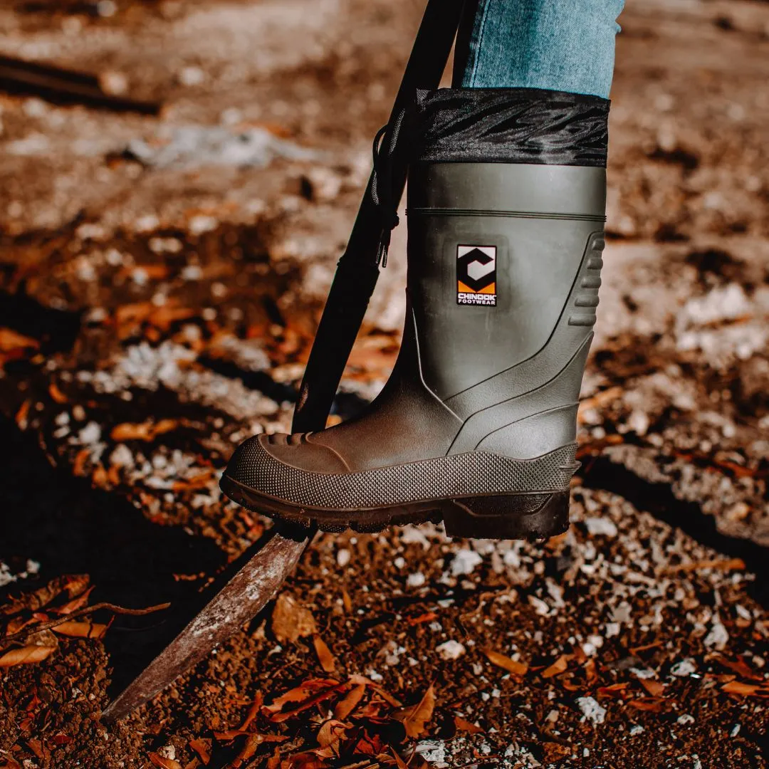 Badaxe Waterproof Rubber Boot – Grey