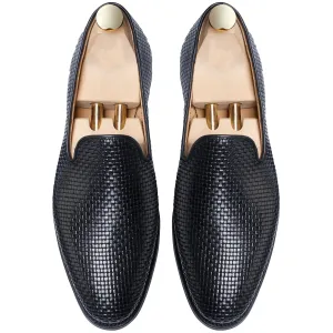 Black Leather Bexley Loafers