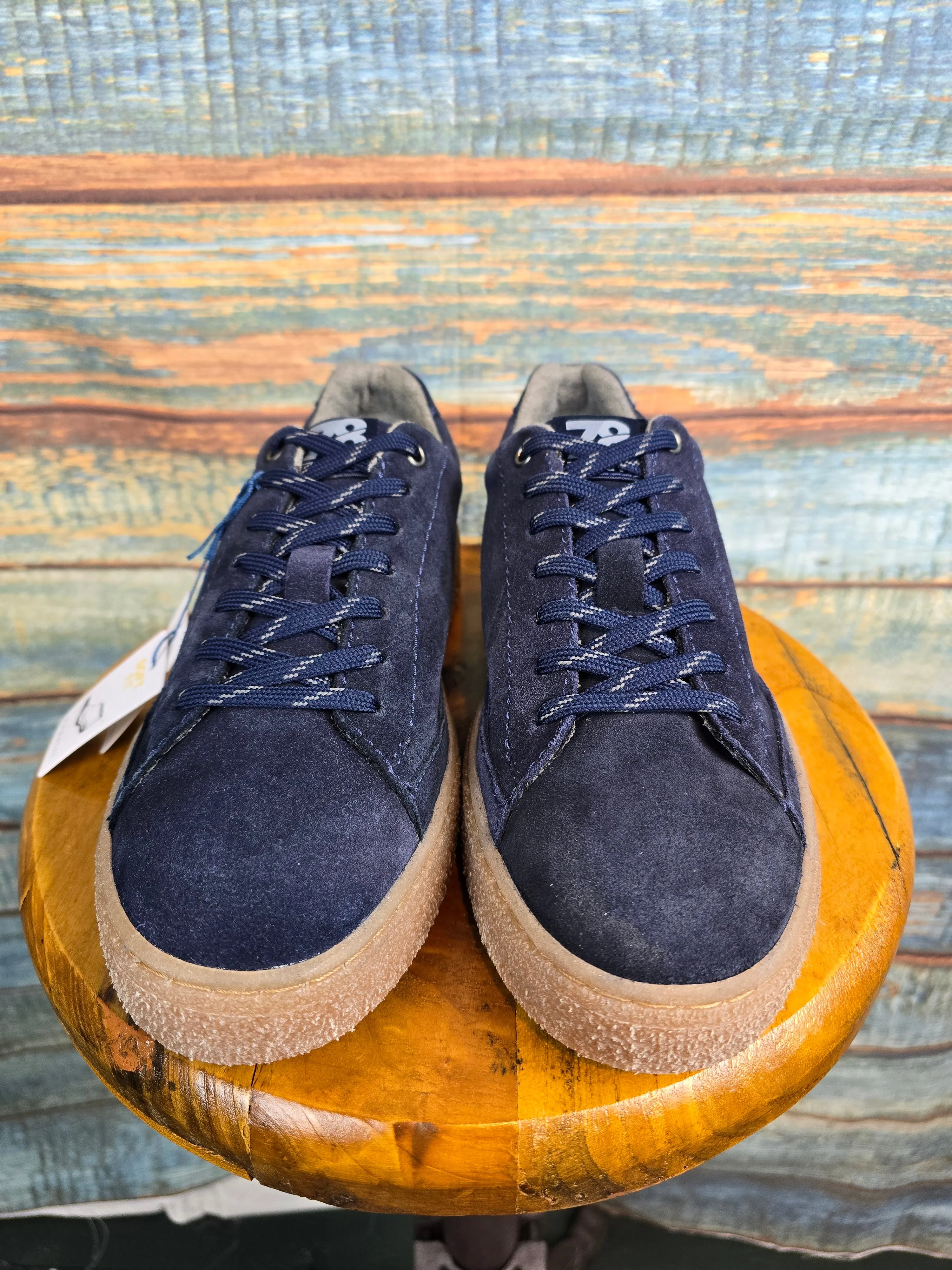 Bugatti Winter Navy Rubber crepe sole sneaker