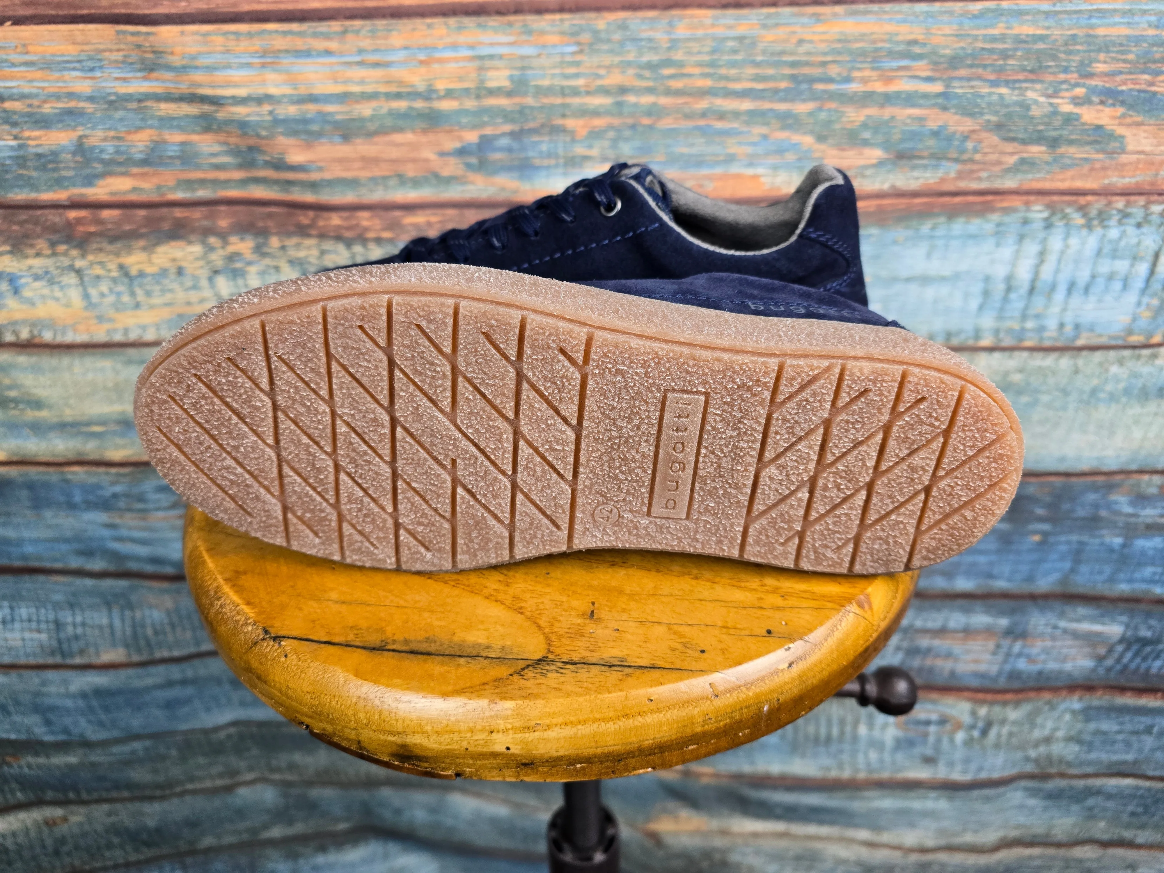 Bugatti Winter Navy Rubber crepe sole sneaker