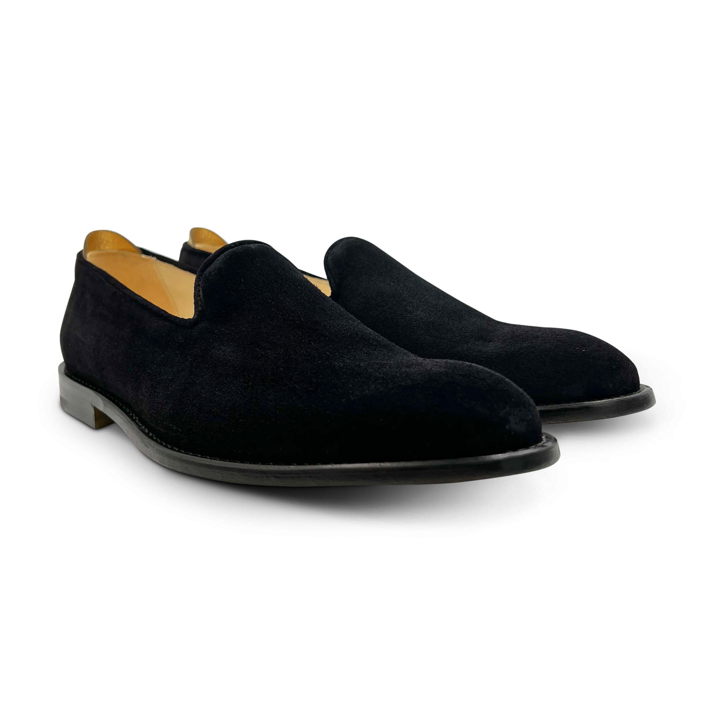 Charlie Boy in Black Suede