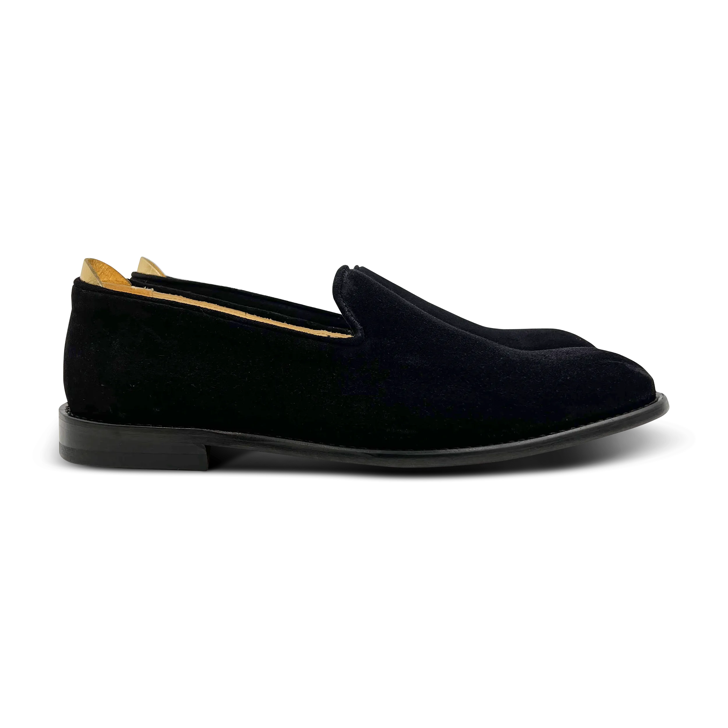 Charlie Boy in Black Suede