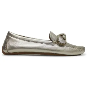 Cole Haan Bellport Bow Driver Leather Women's Loafers Shoes