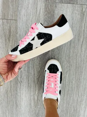 Corkys Another Round Black Tweed Sneakers