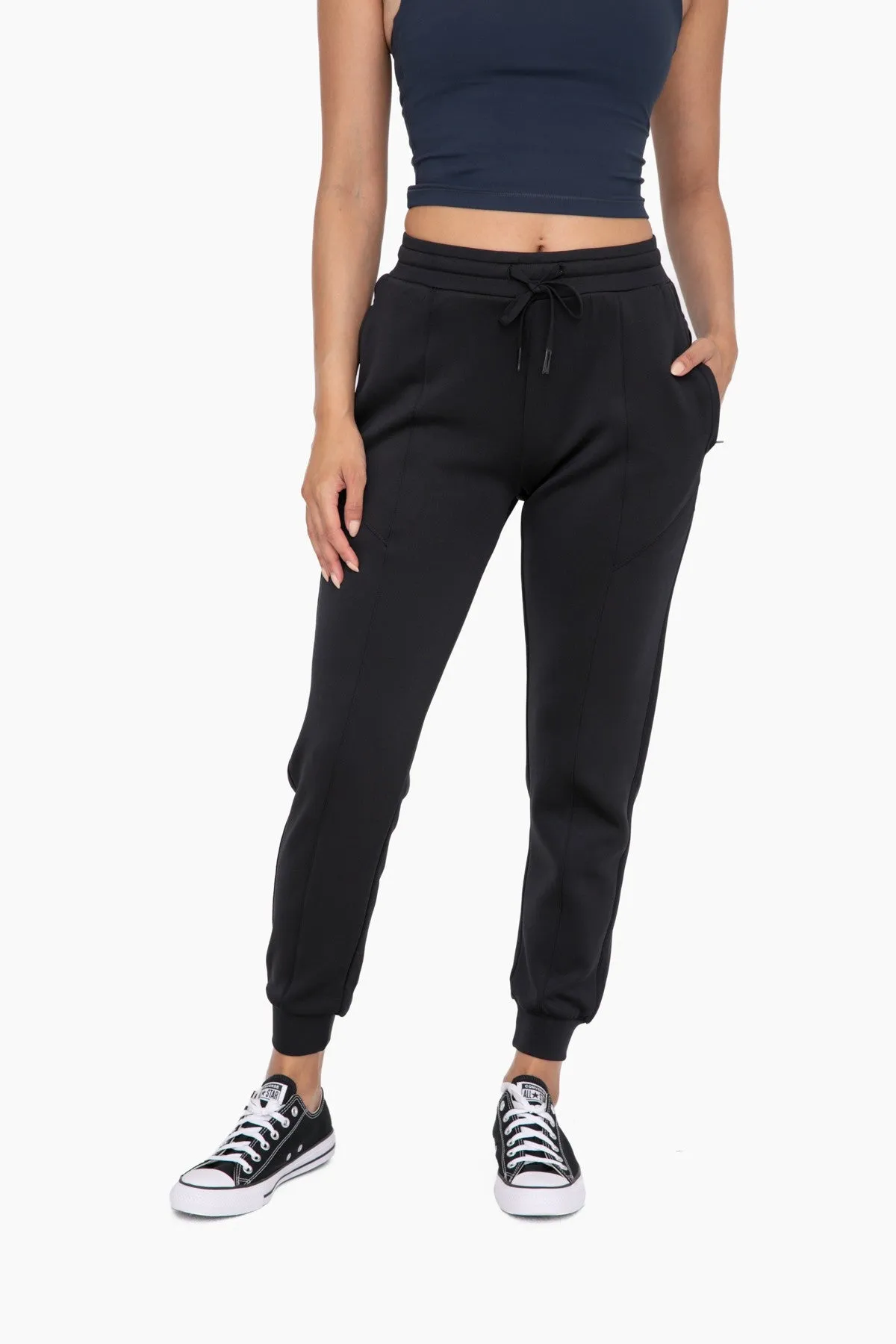 Cuffed Jogger w/ Zipper Pocket