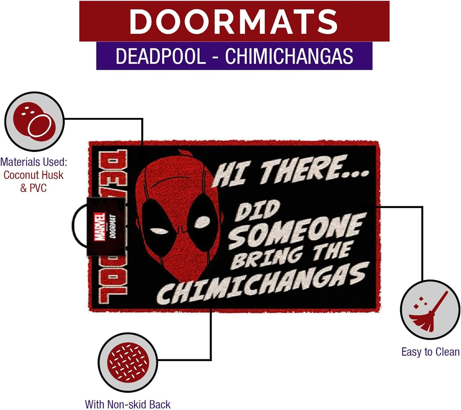 Deadpool - Chimichangas Doormat