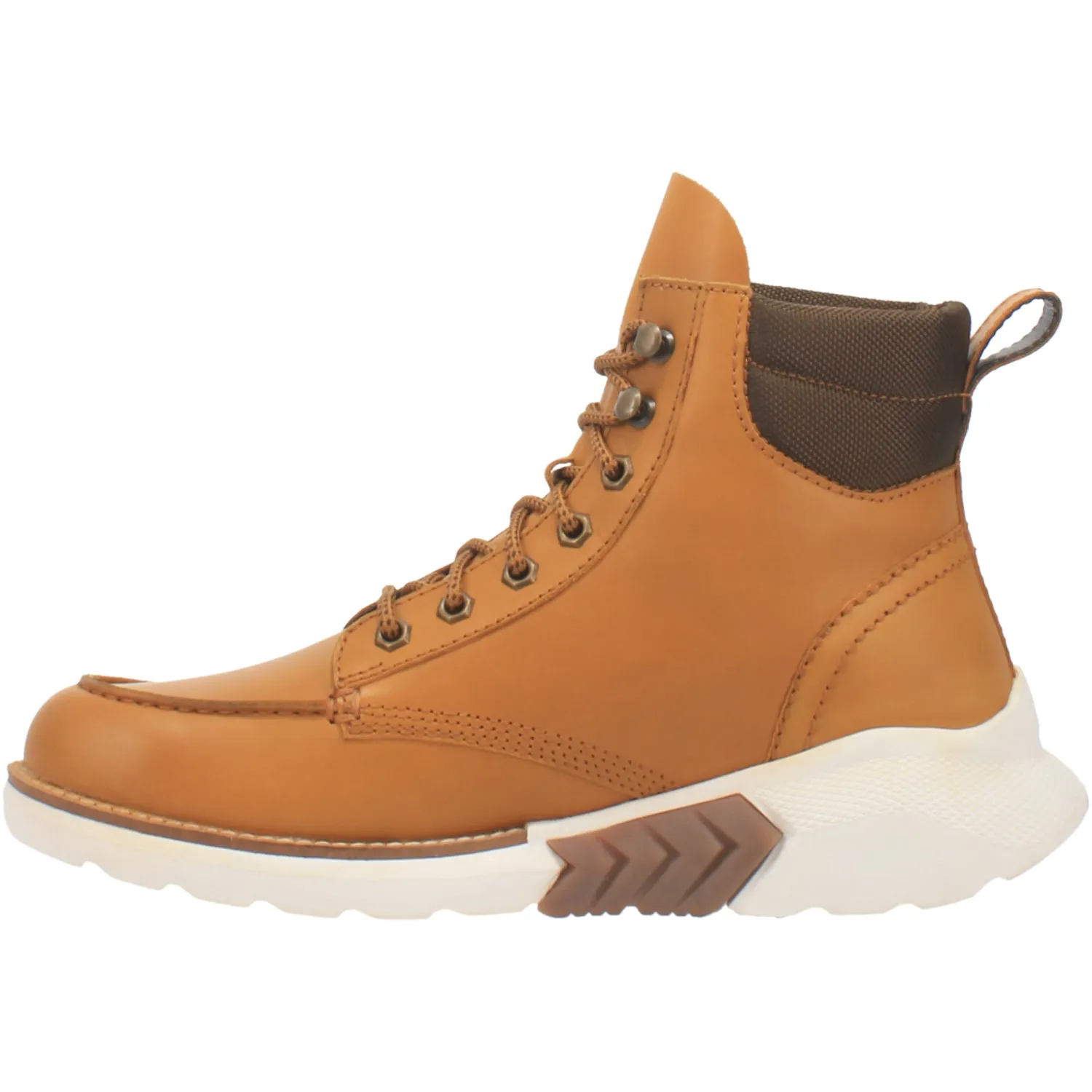 Dingo Mens Tailgate Ankle Boots Leather Saddle