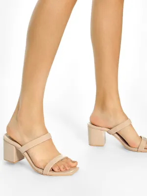 Double strappy Mid-heels