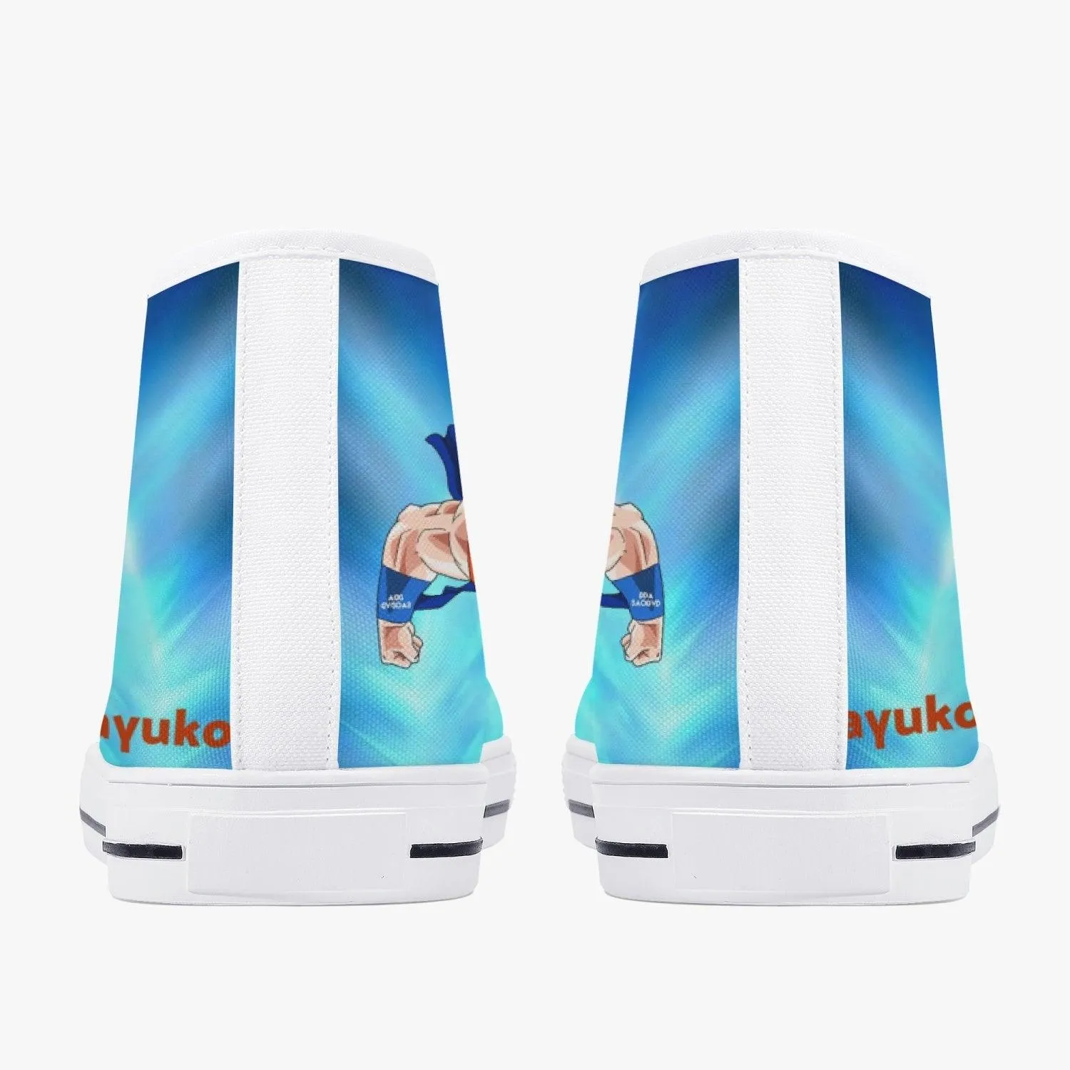 Dragon Ball Z Super Saiyan Blue Goku A-Star Mid Anime Shoes