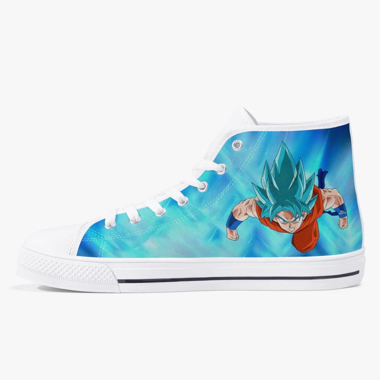 Dragon Ball Z Super Saiyan Blue Goku A-Star Mid Anime Shoes