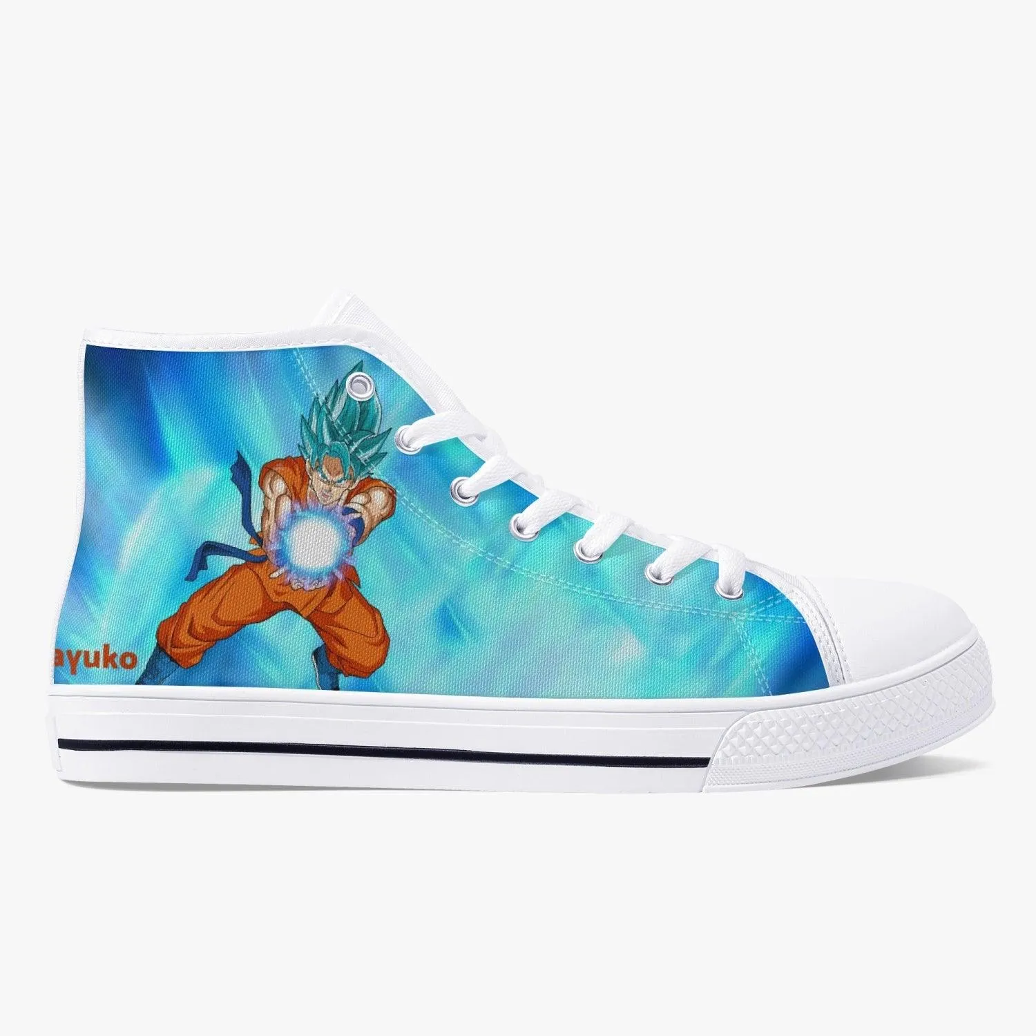 Dragon Ball Z Super Saiyan Blue Goku A-Star Mid Anime Shoes