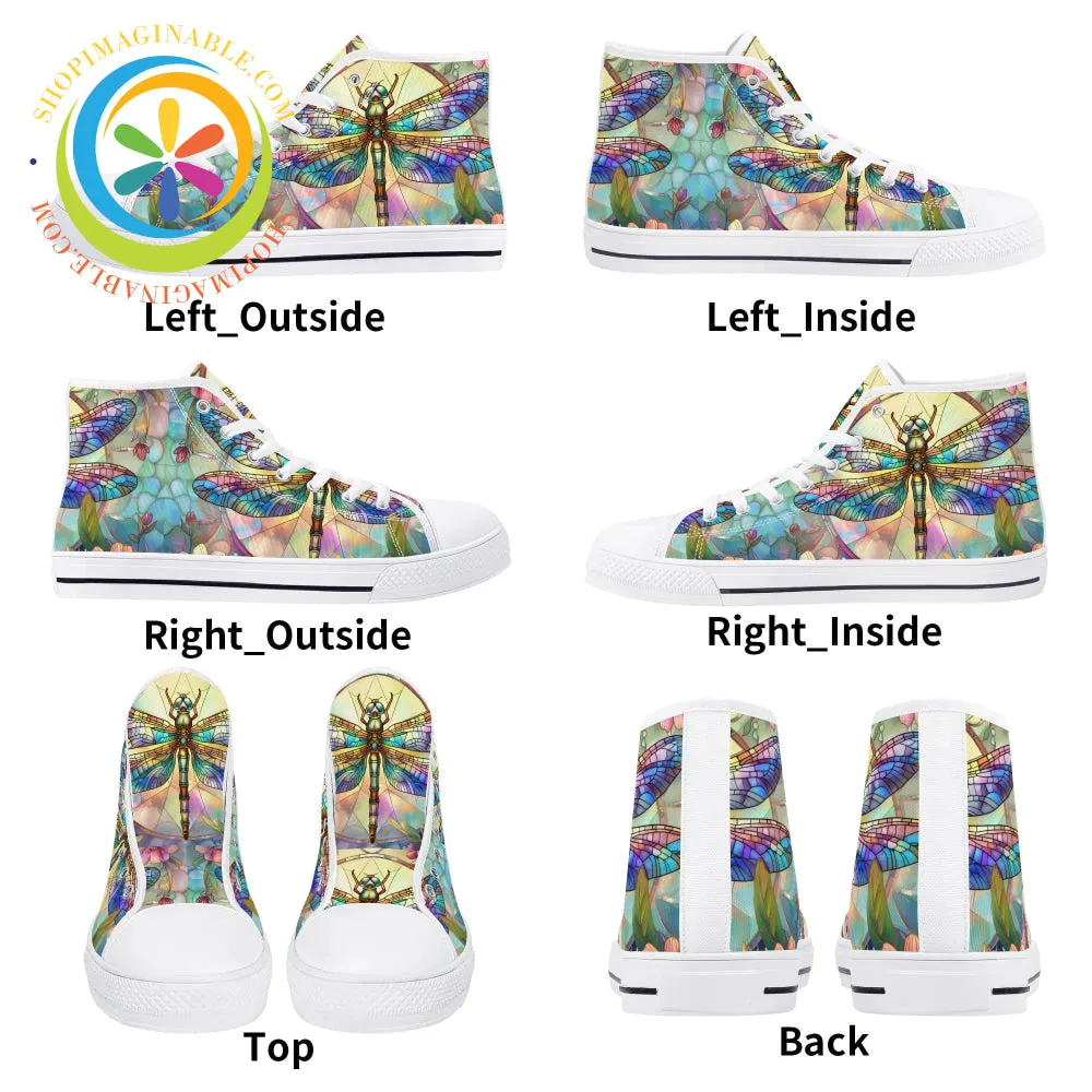 DragonFly Ladies High Top Canvas Shoes