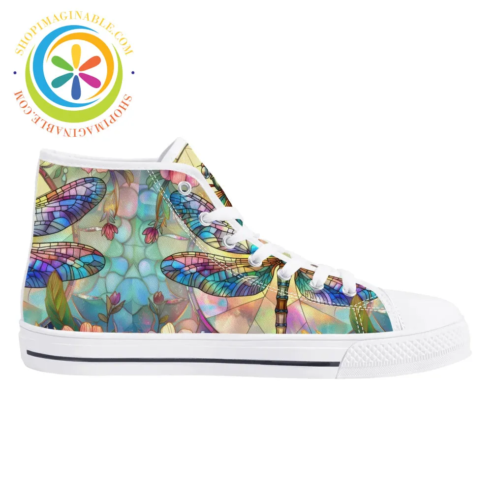 DragonFly Ladies High Top Canvas Shoes