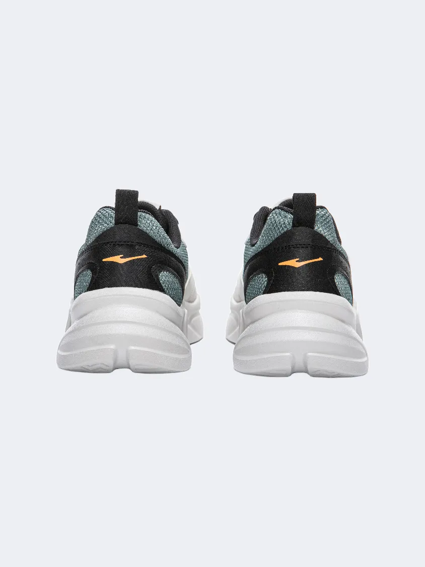 Erke Jogging Men Running Shoes Light Grey/Black