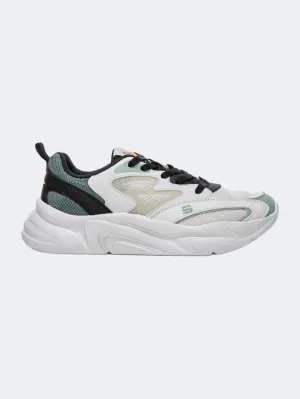 Erke Jogging Men Running Shoes Light Grey/Black