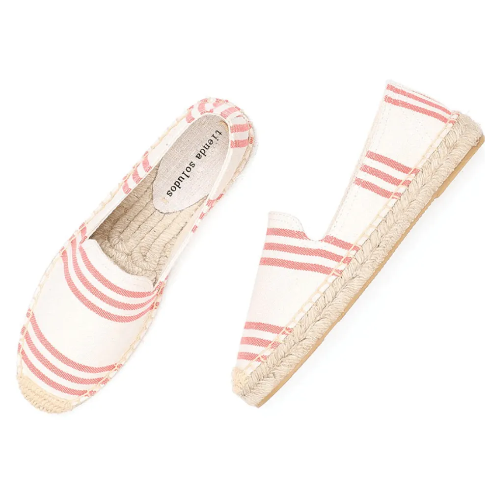 Espadrilles Rubber Sole - Rose