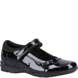Hush Puppies Carrie Junior Patent School Shoes