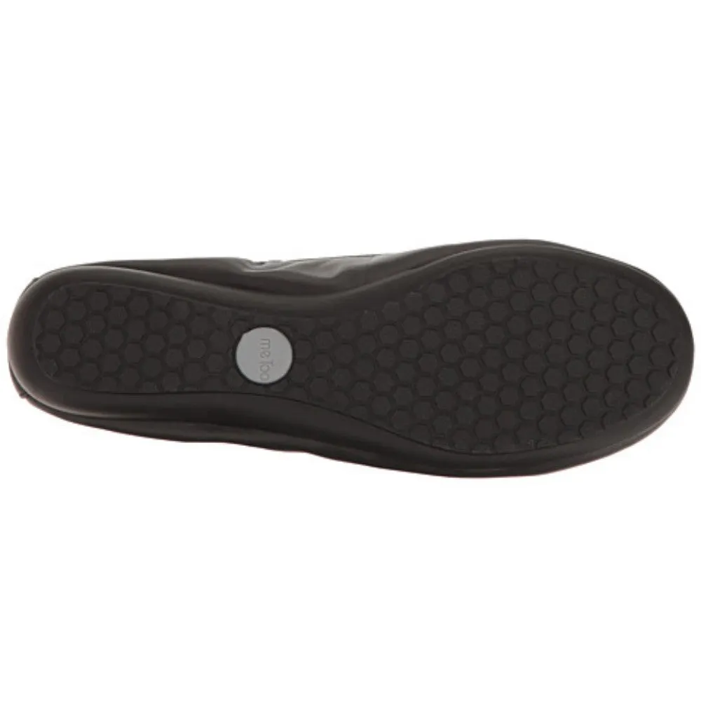 Janell Black Me Too Leather Ballerina Flats
