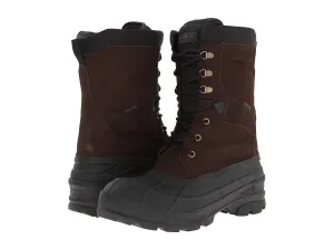 Kamik Men's Nationplus Snow Boot Dark Brown Lace Up Fur Lined Insulated Boots (8, Dark Brown)