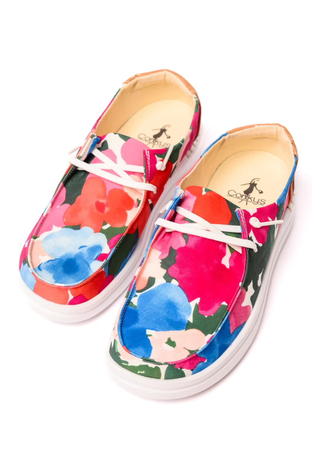 Kayak 2 Shoes in Floral - Corkys