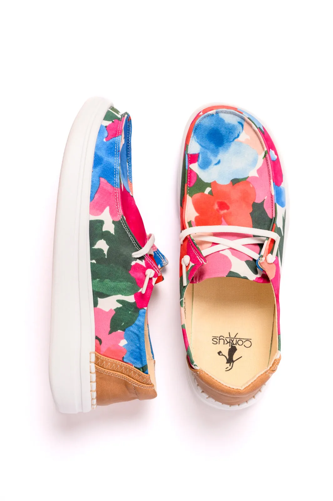Kayak 2 Shoes in Floral - Corkys