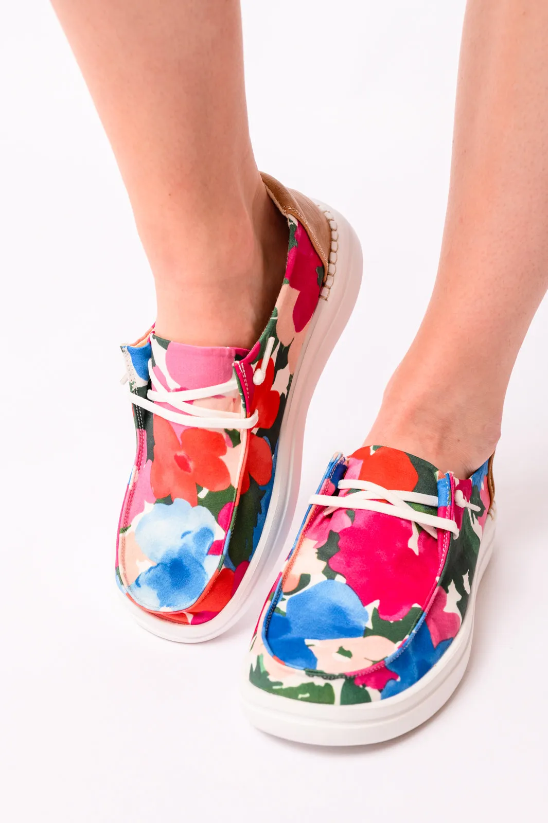 Kayak 2 Shoes in Floral - Corkys