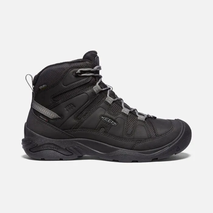 Keen Men's Circadia Mid Polar Boots- Black/ Steel Grey