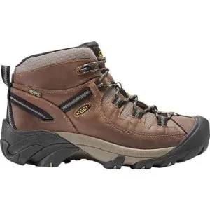 Keen Men's Targhee II Mid Waterproof Hiking Boots- Shitake/ Brindle