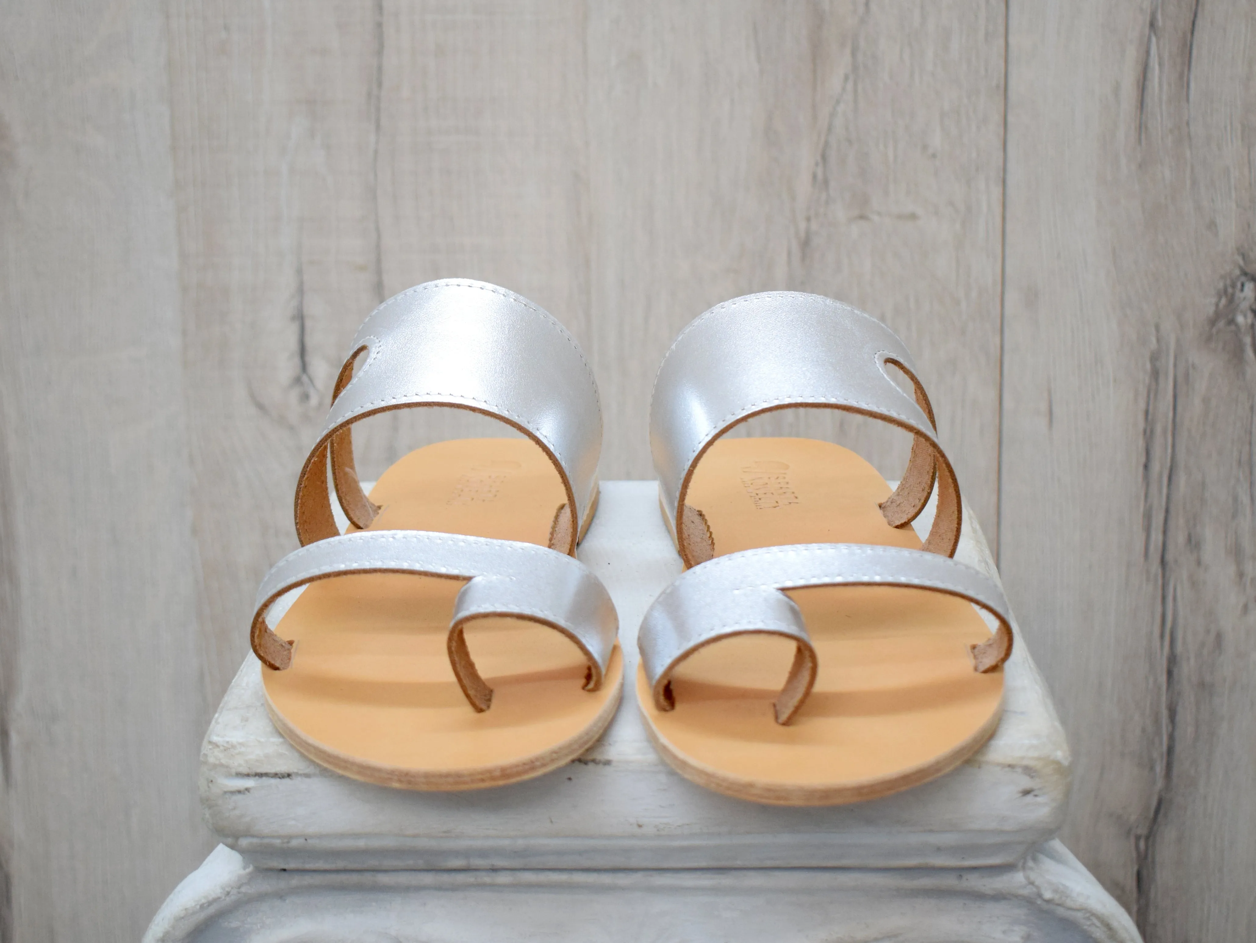 Leather Slides Sandals for Men