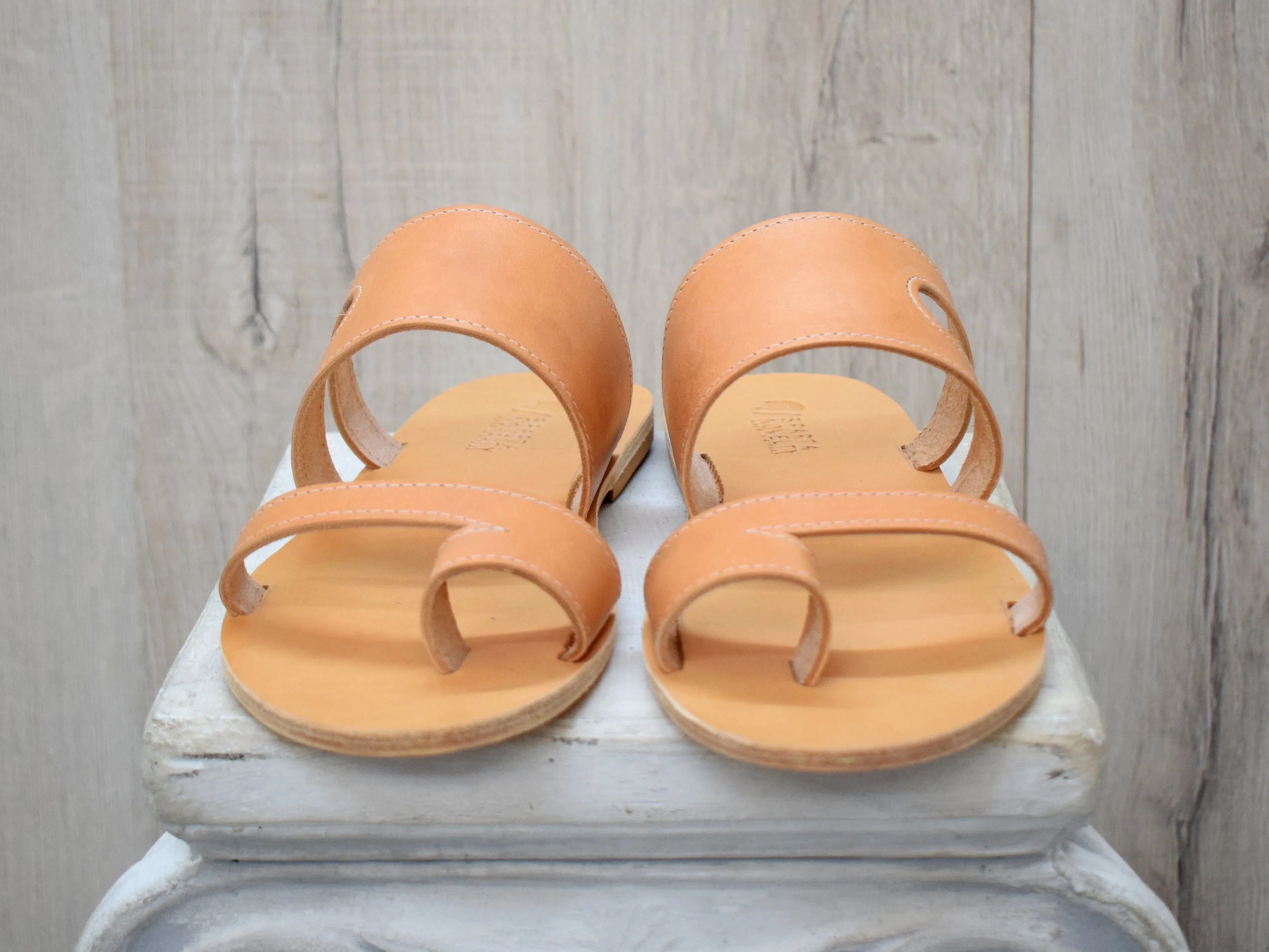 Leather Slides Sandals for Men