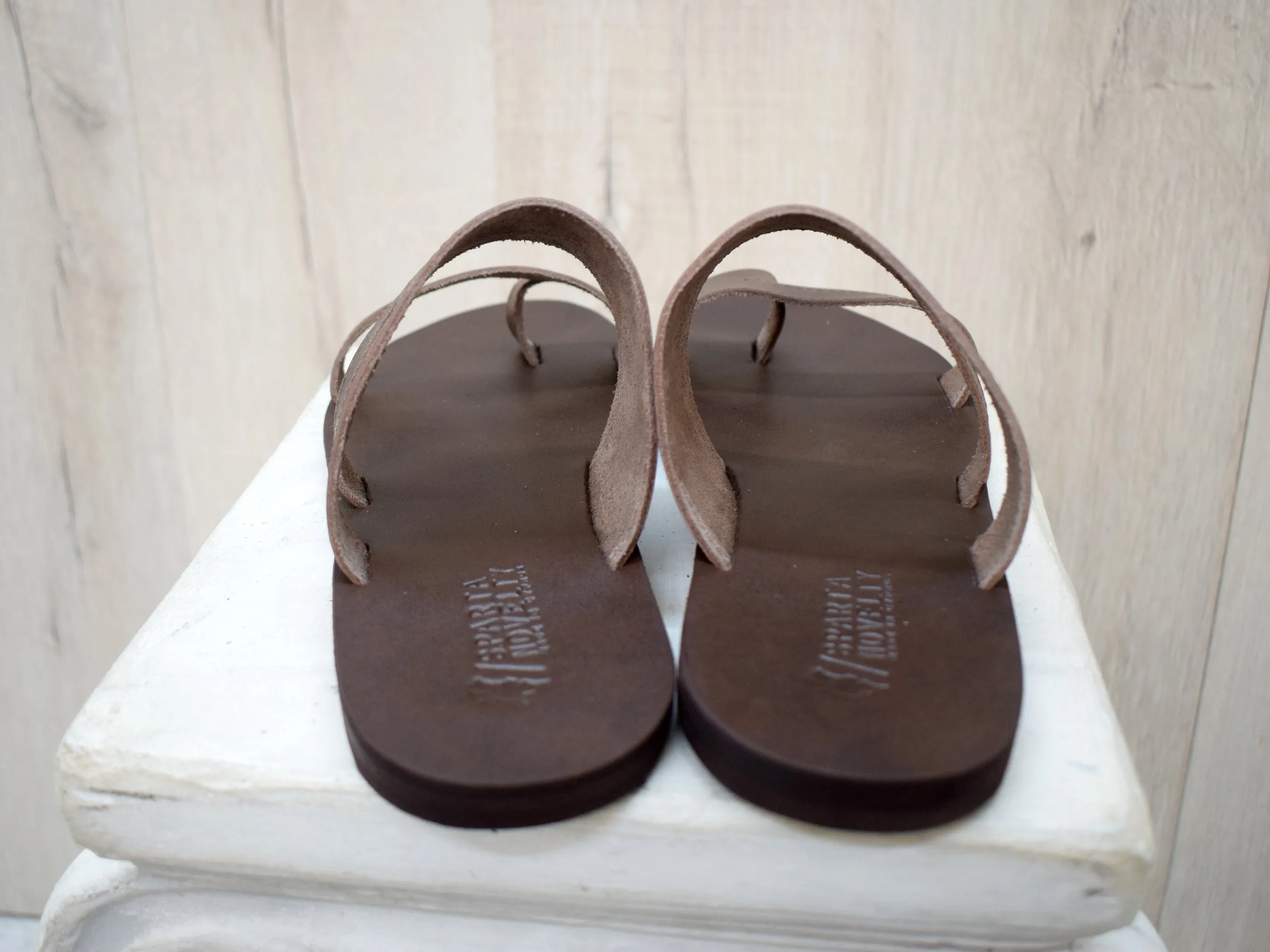 Leather Slides Sandals for Men