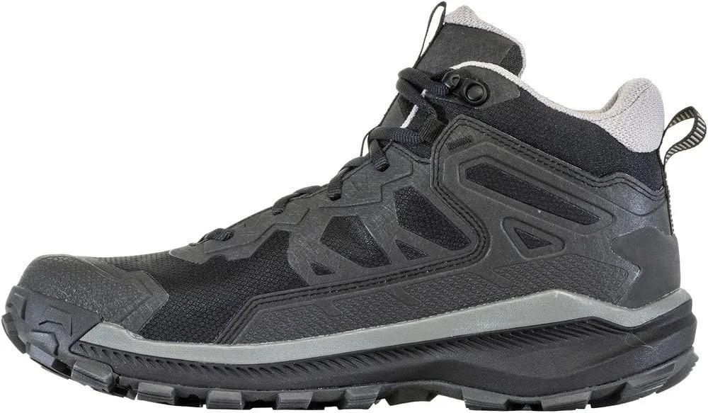 Oboz Men's Katabatic Mid Waterproof Hiking Boots- Black Sea