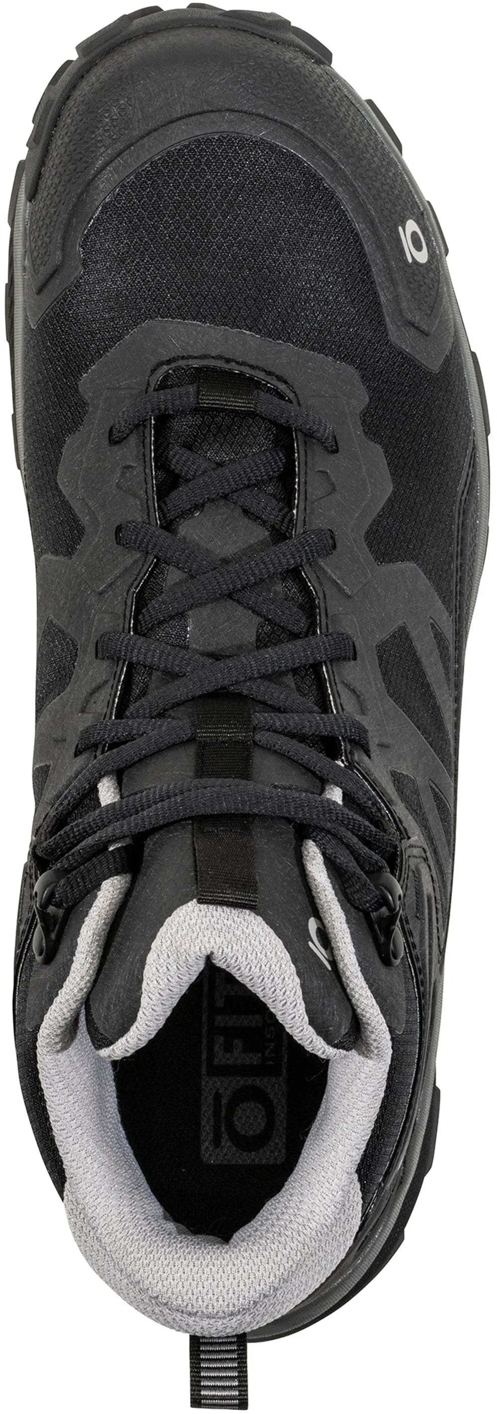 Oboz Men's Katabatic Mid Waterproof Hiking Boots- Black Sea