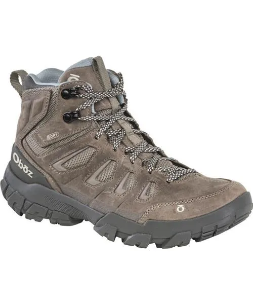 Oboz Women's Sawtooth X Mid Waterproof Hiking Boots- Rock Fall