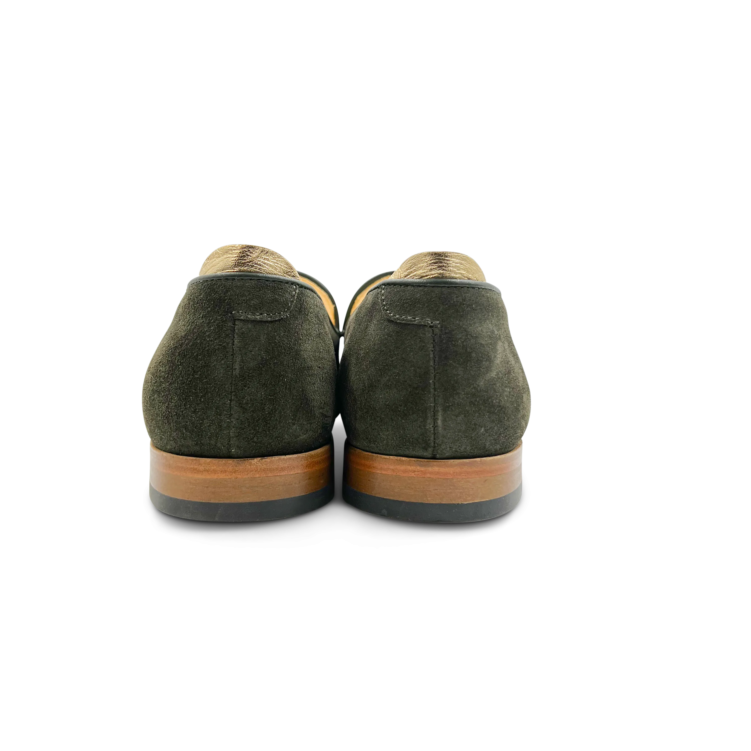 Oscar II in Green Suede