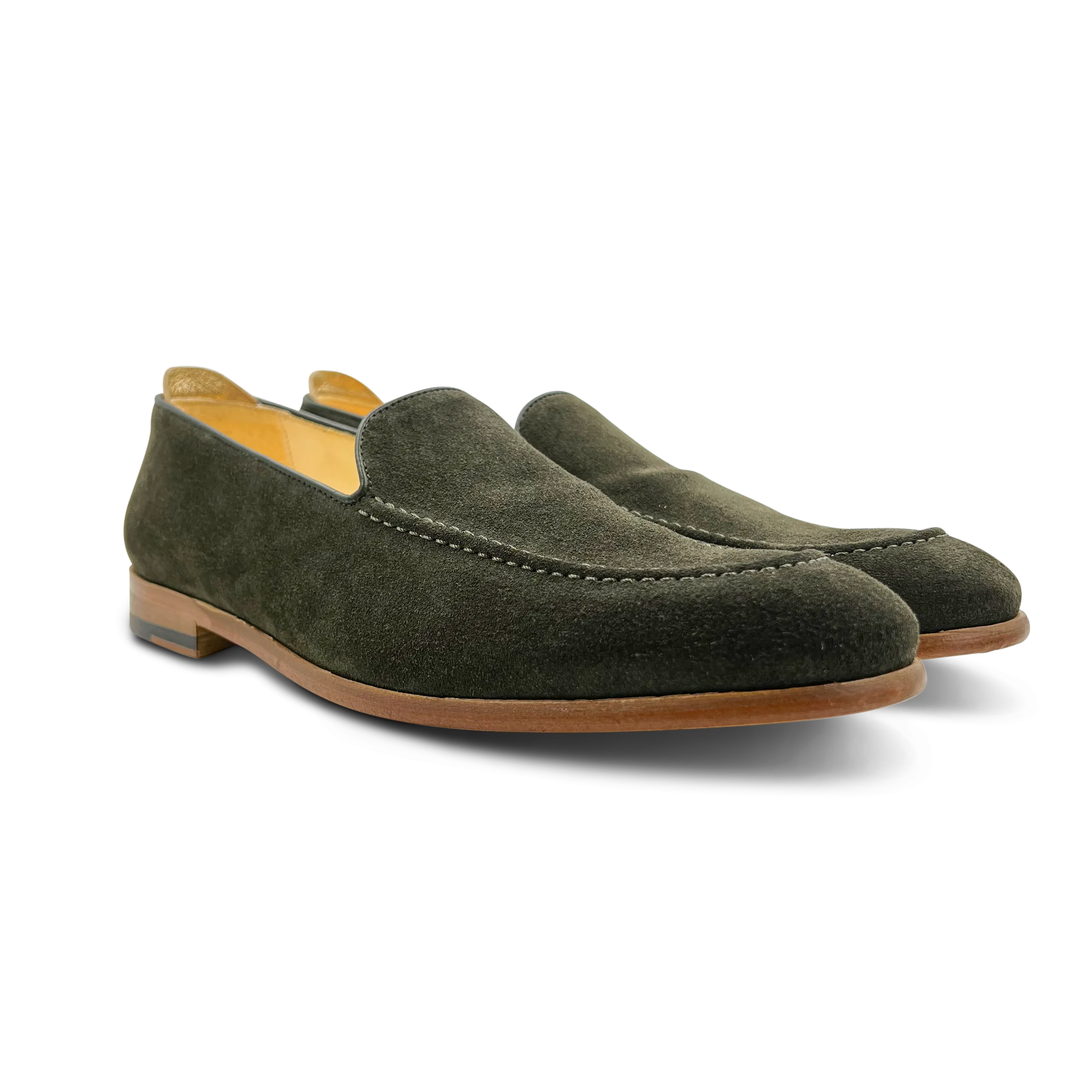 Oscar II in Green Suede