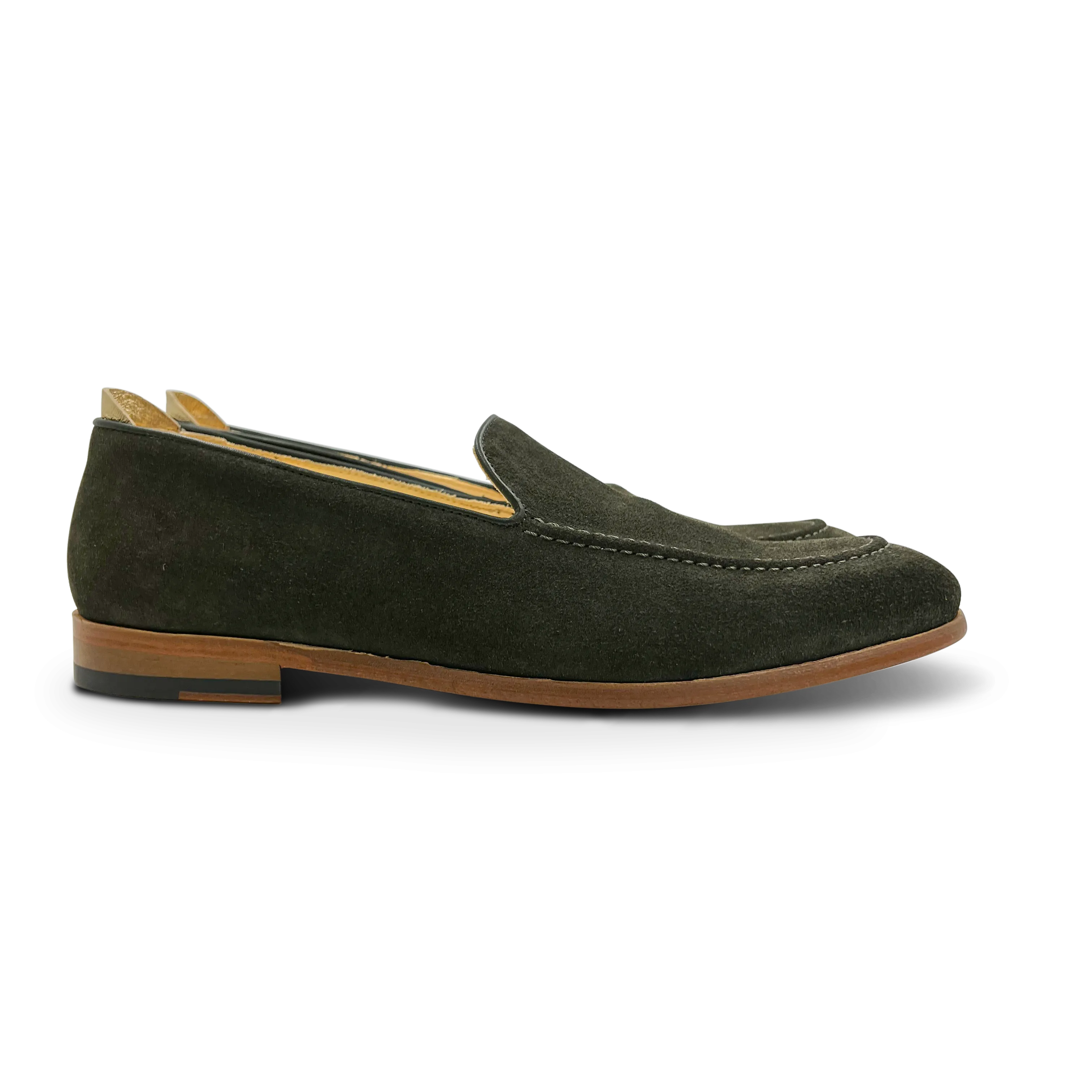 Oscar II in Green Suede