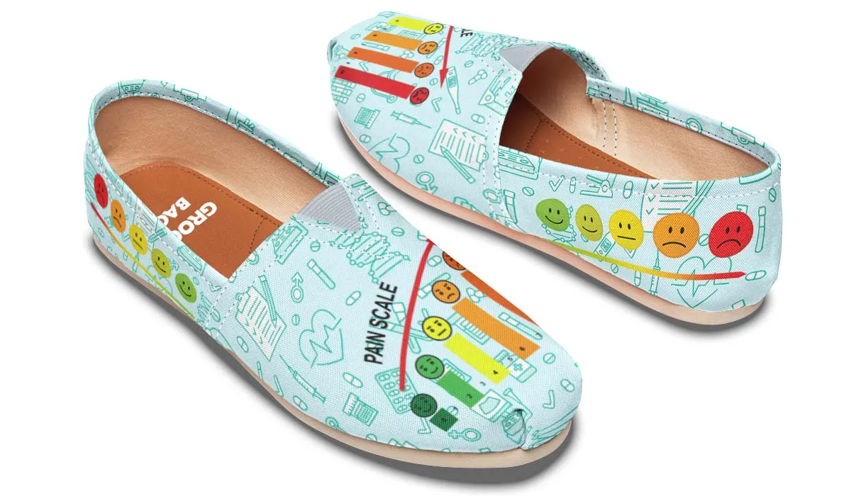Pain Scale Casual Shoes
