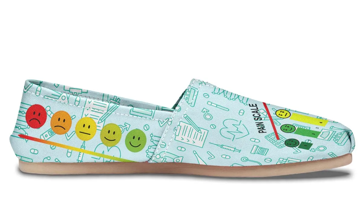 Pain Scale Casual Shoes