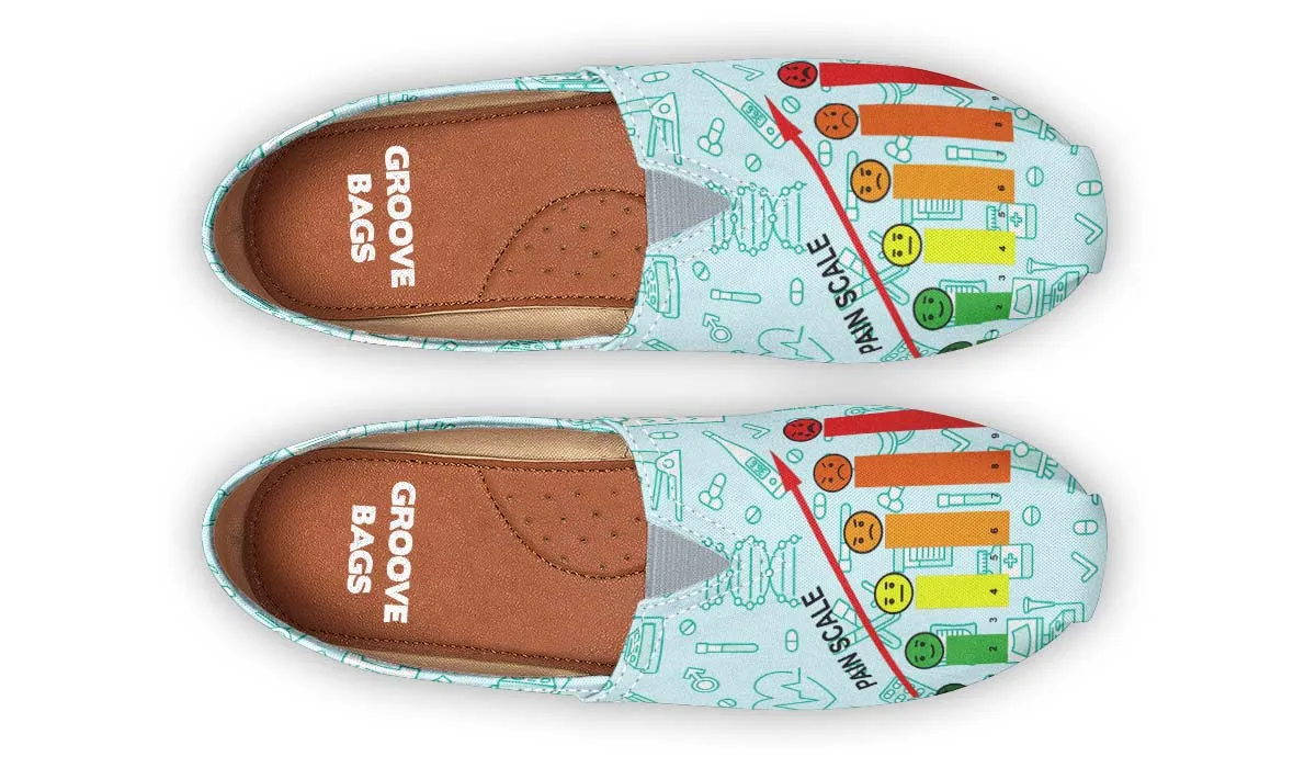 Pain Scale Casual Shoes