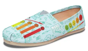 Pain Scale Casual Shoes