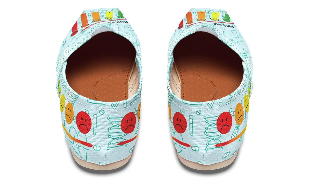 Pain Scale Casual Shoes
