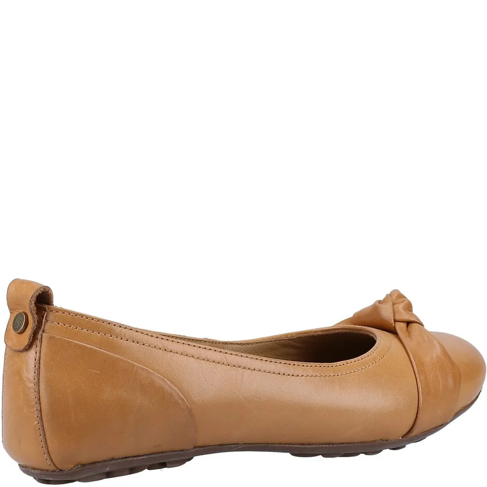 Tan Jada Knot Ballerinas