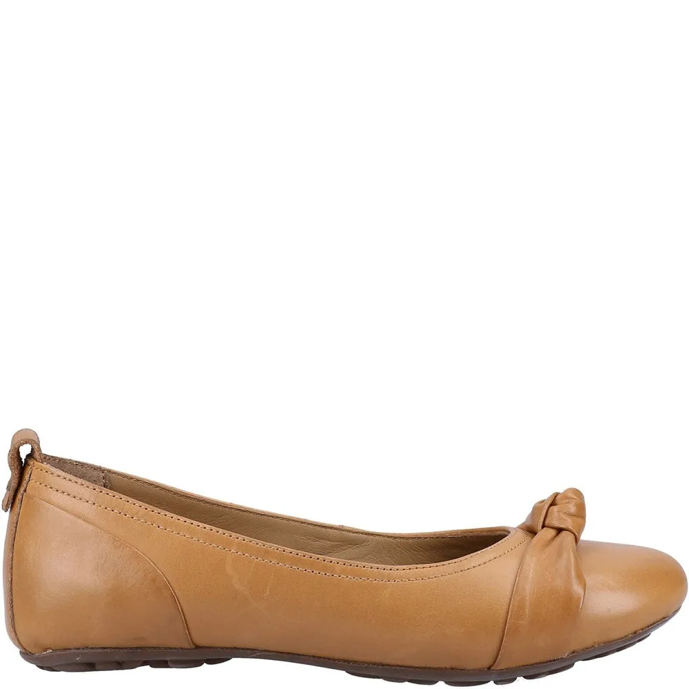 Tan Jada Knot Ballerinas