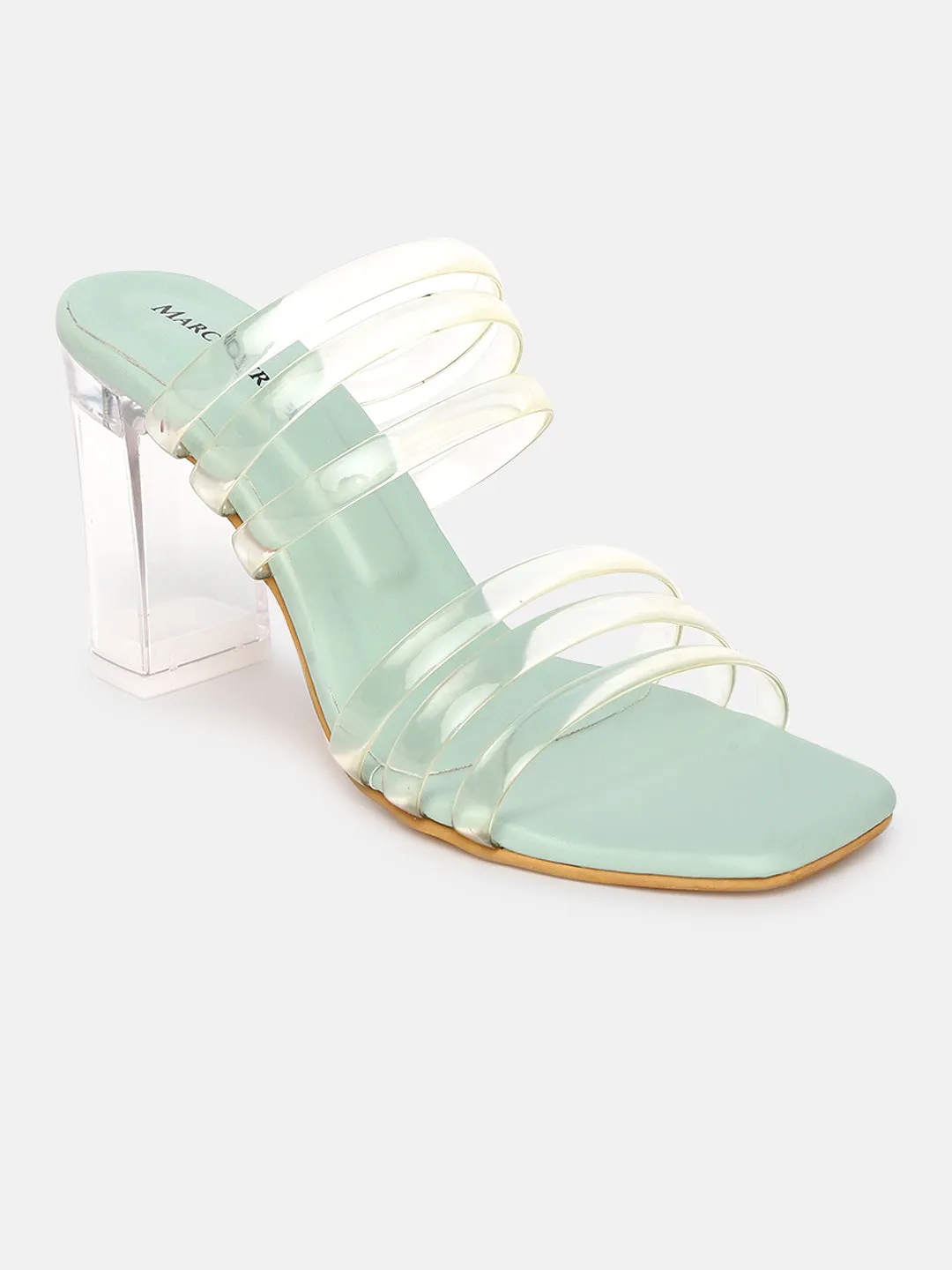 Tranparent Block Heels