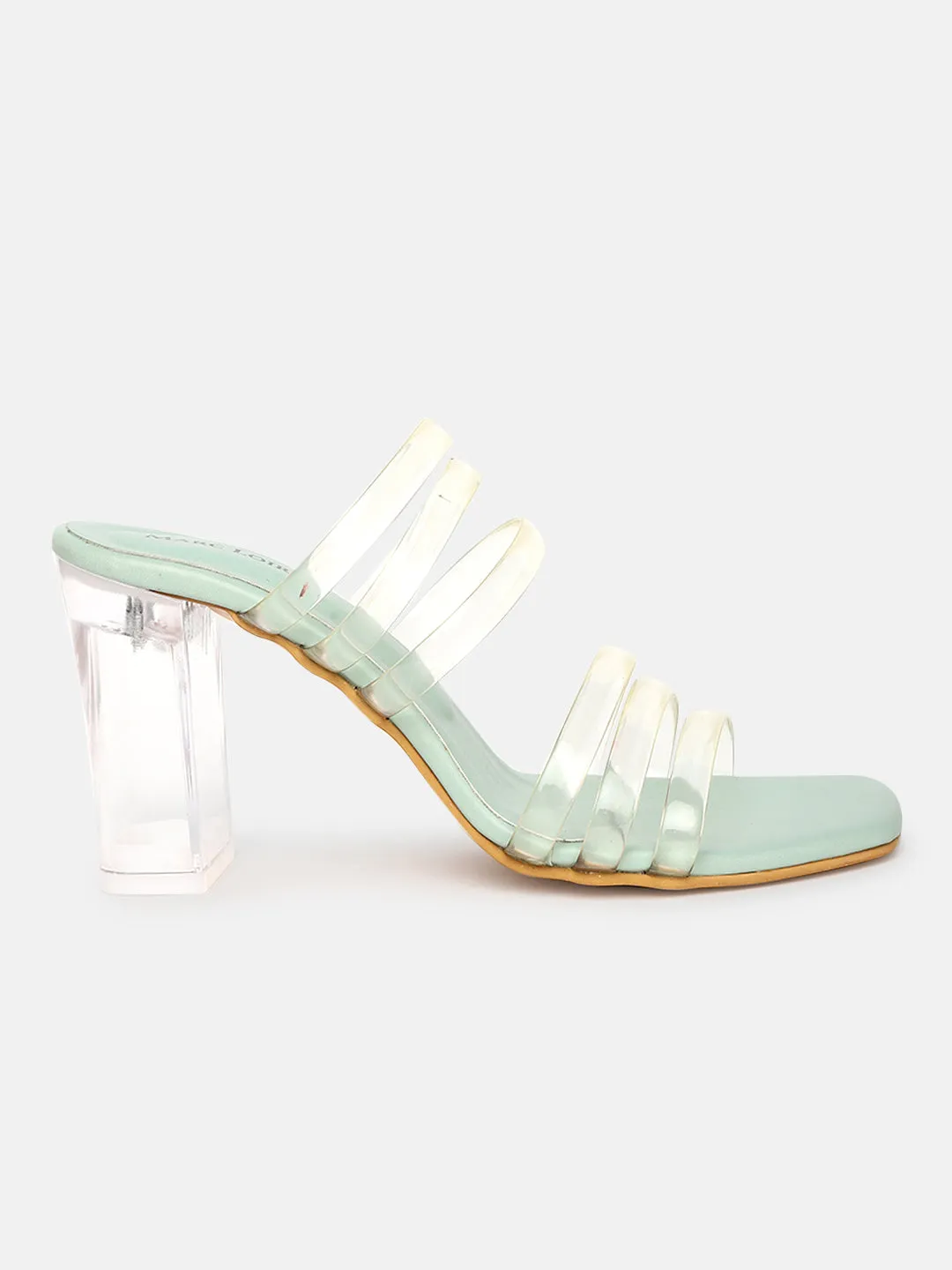 Tranparent Block Heels