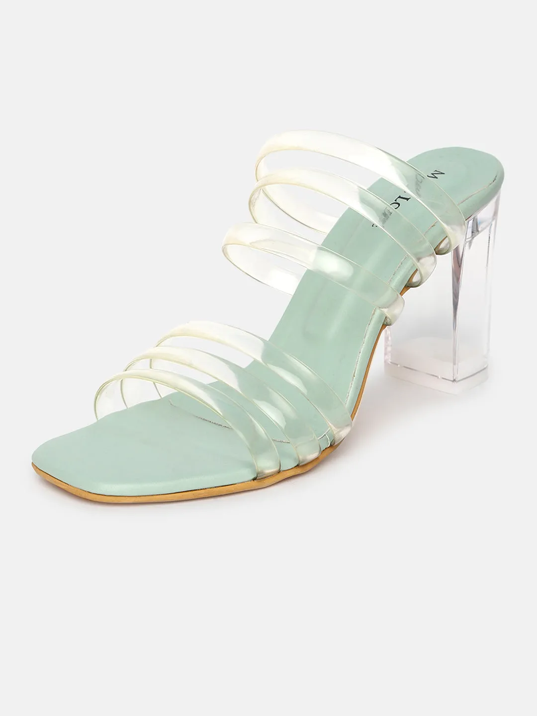 Tranparent Block Heels