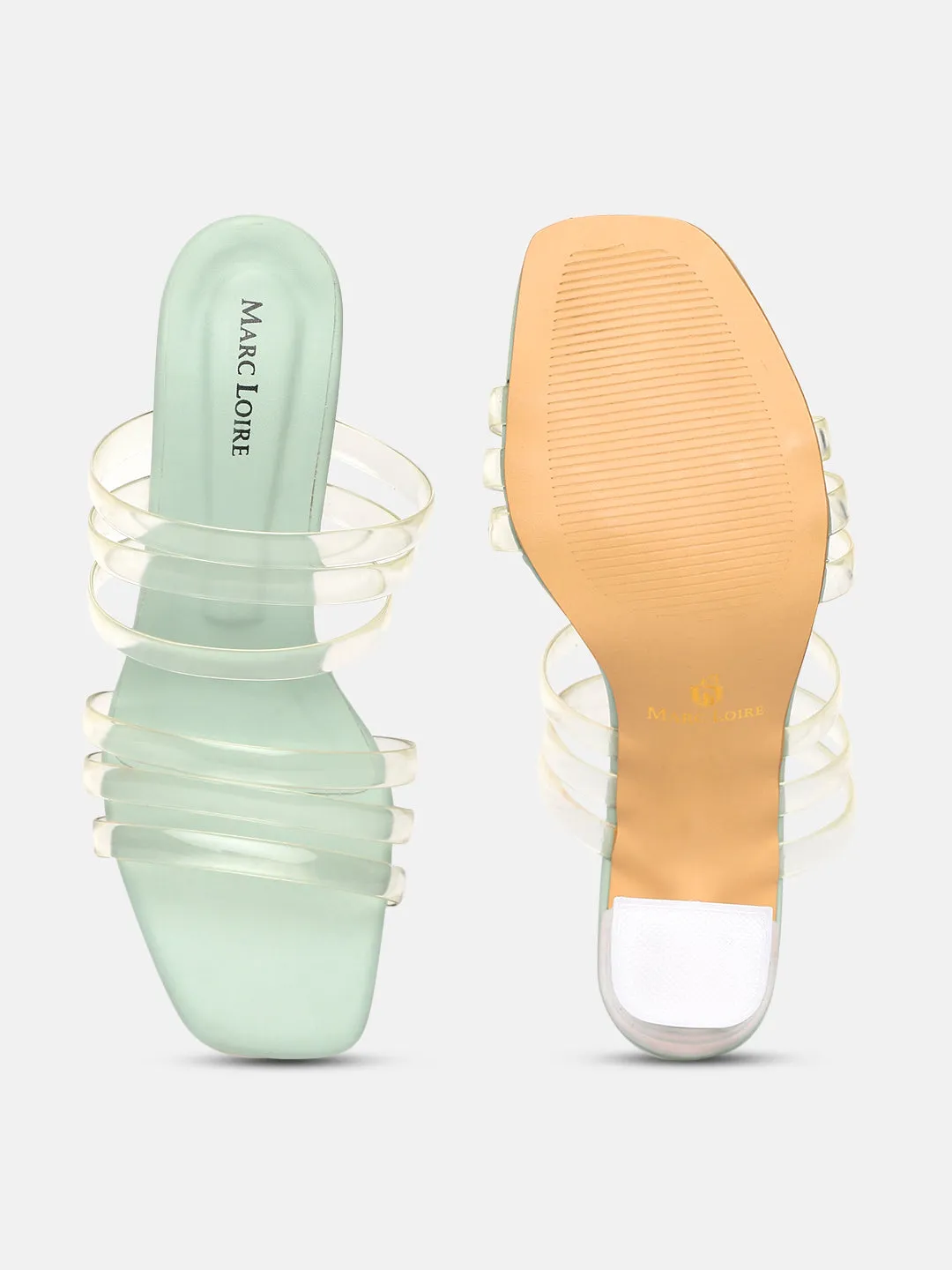 Tranparent Block Heels