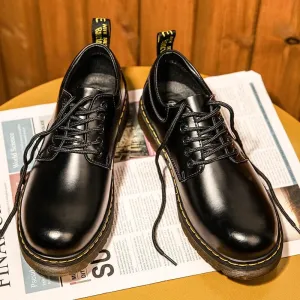 UB Men's Genuine Leather Handmade Low Cut Boots